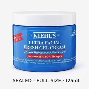 💙 Kiehl’s Ultra Facial Fresh Gel Cream 4.2 oz 125ml | New Sealed | Full Size